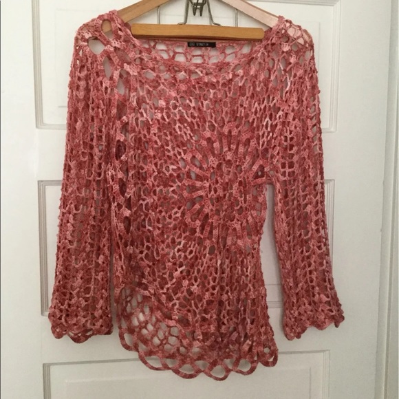 Macrame sweater SOLD - Picture 2 of 3